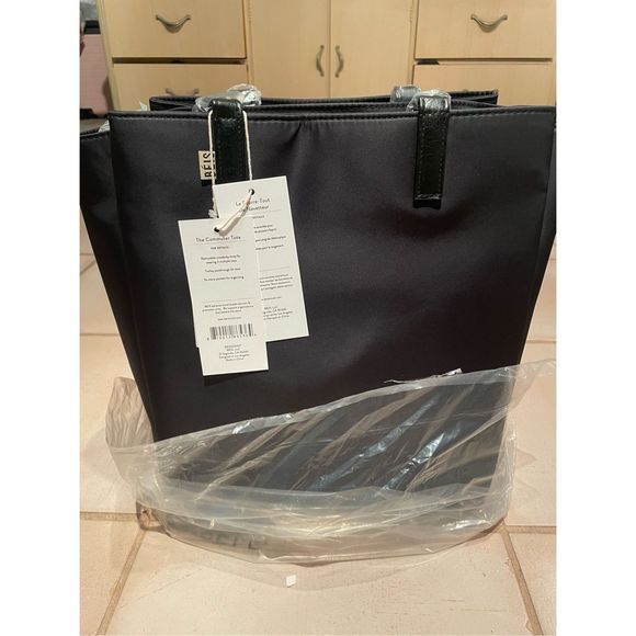 NWT BEIS Commuter Tote in Black - Picture 7 of 8